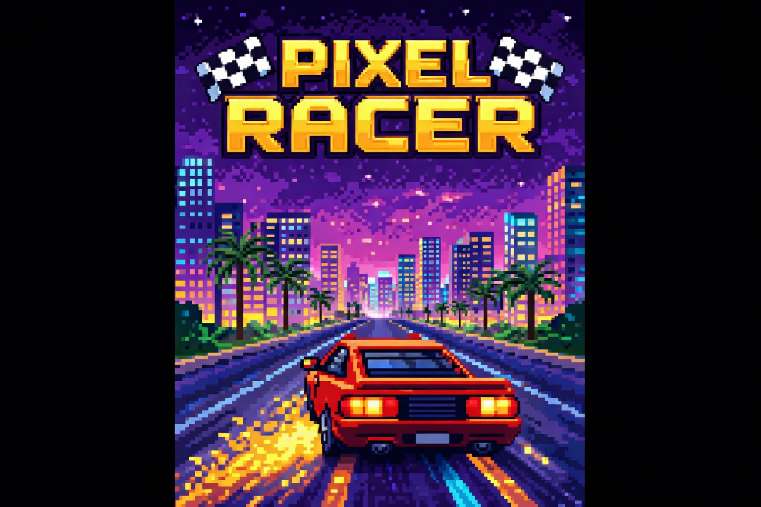 Pixel Racer game cover